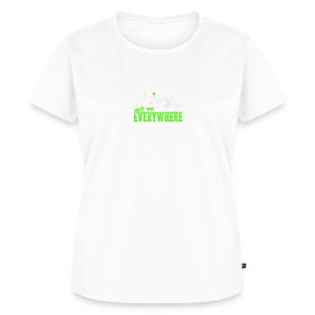 E-Biken bringt mich überall hin - E-Bike - Frauen Premium Bio T-Shirt - Weiß - Vorne - AI Model Female 172 dark (172cm)
