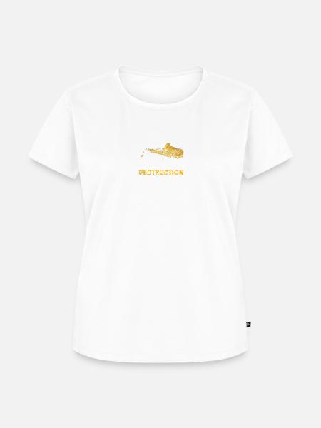 Waffe der Messingzerstörung - Messing - Frauen Premium Bio T-Shirt -