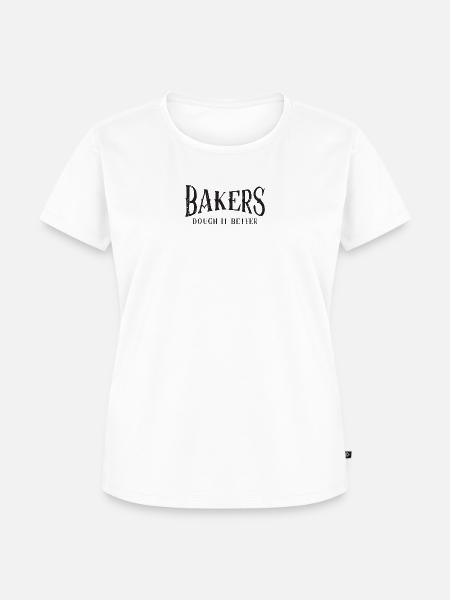 Bäcker teigen es besser - Bäcker - Frauen Premium Bio T-Shirt - Weiß