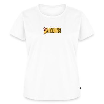 Je gagne - Jeux de société - T-shirt Premium bio Femme - blanc - Devant - AI Model Female 172 dark (172cm)