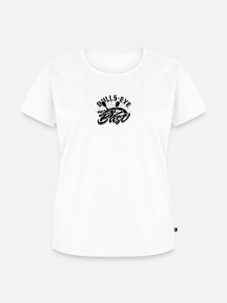 Volltreffer oder Büste - Darts - Frauen Premium Bio T-Shirt - Weiß