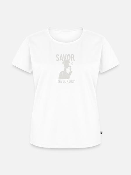Genießen Sie den Luxus - Zigarre - Frauen Premium Bio T-Shirt -