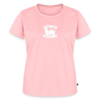Singen unter der Dusche - Dusche - Frauen Premium Bio T-Shirt - Rosa - Vorne - AI Model Female 172 dark (172cm)