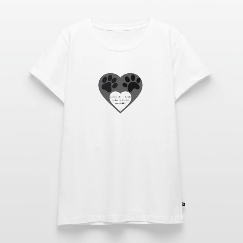 Zwei Beine oder vier Frauen Premium Bio T-Shirt