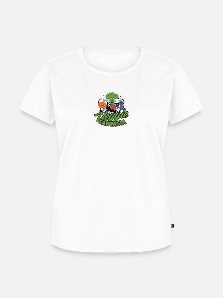 Veggie Fantasia - Veggie - Frauen Premium Bio T-Shirt - Weiß