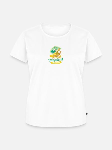 Tropische Traumlandschaft - Banane - Frauen Premium Bio T-Shirt -
