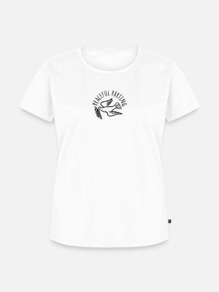 Friedlicher Abschied - Scheidung - Frauen Premium Bio T-Shirt - Weiß