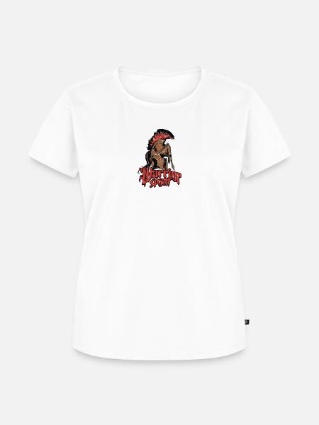 Kriegergeist - Gladiator - Frauen Premium Bio T-Shirt - Weiß