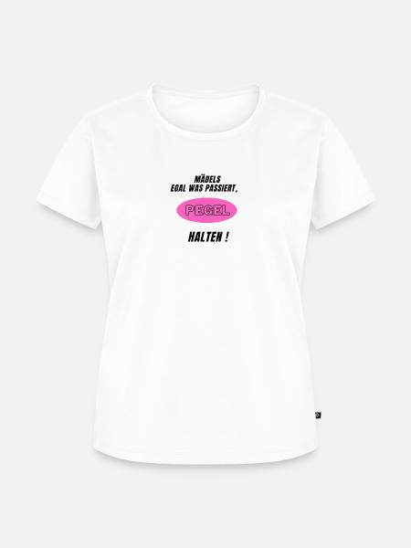 PEGEL HALTEN - Frauen Premium Bio T-Shirt -