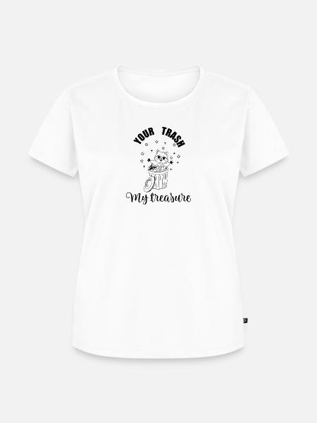 Dein Müll, mein Schatz - Frauen Premium Bio T-Shirt - Weiß