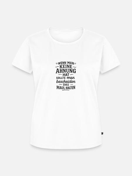 Weisheit - Frauen Premium Bio T-Shirt - Weiß