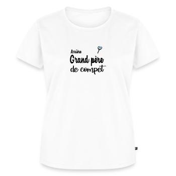 Arrière Grand-père - T-shirt Premium bio Femme - blanc - Devant - AI Model Female 172 dark (172cm)
