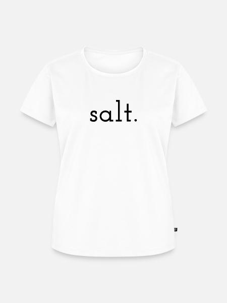 SALT BLACK - Frauen Premium Bio T-Shirt - Weiß