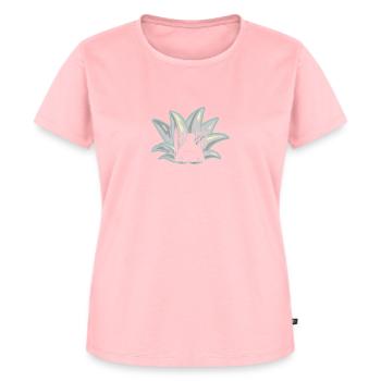 Cybersecurity Daten - Frauen Premium Bio T-Shirt - Rosa - Vorne - AI Model Female 172 dark (172cm)