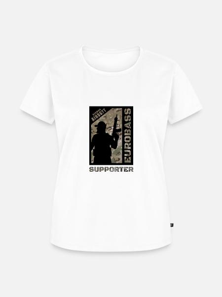 Supporter2 - Frauen Premium Bio T-Shirt - Weiß
