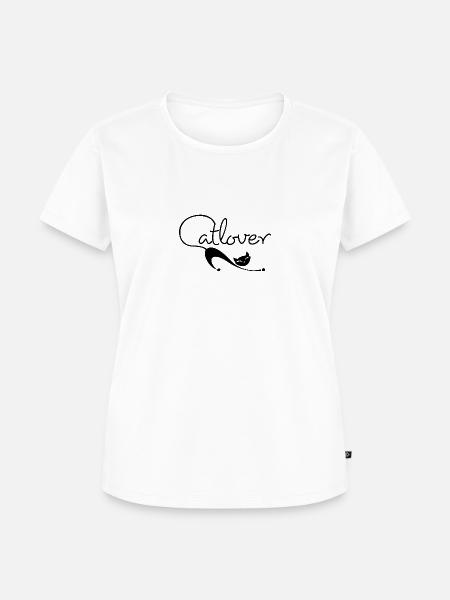 Catlover - Frauen Premium Bio T-Shirt - Weiß