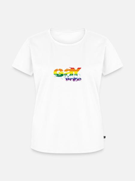 Gay Pride 2023 - Frauen Premium Bio T-Shirt - Weiß