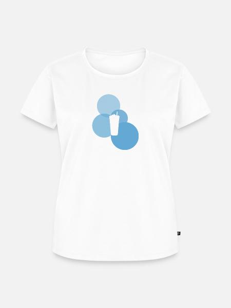 Bubble Bubble Tea Bubbletee - Frauen Premium Bio T-Shirt - Weiß