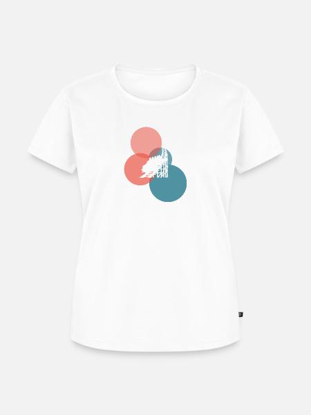 Achterbahn Maßkrug Riesenrad - Frauen Premium Bio T-Shirt - Weiß