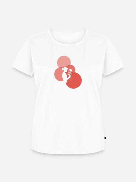 Floristik Botanisch Blumenstrau - Frauen Premium Bio T-Shirt - Weiß