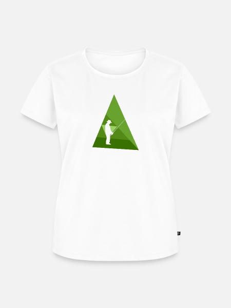 Fischer Angeln Fischerei - Frauen Premium Bio T-Shirt - Weiß