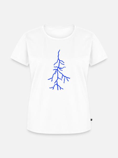 Blitz - Frauen Premium Bio T-Shirt - Weiß