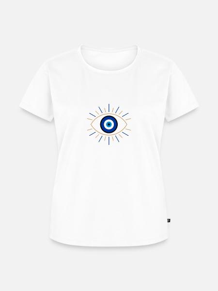 Nazar - Frauen Premium Bio T-Shirt - Weiß
