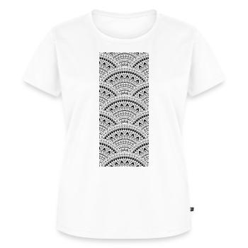 motif technique - T-shirt Premium bio Femme - blanc - Devant - AI Model Female 172 dark (172cm)