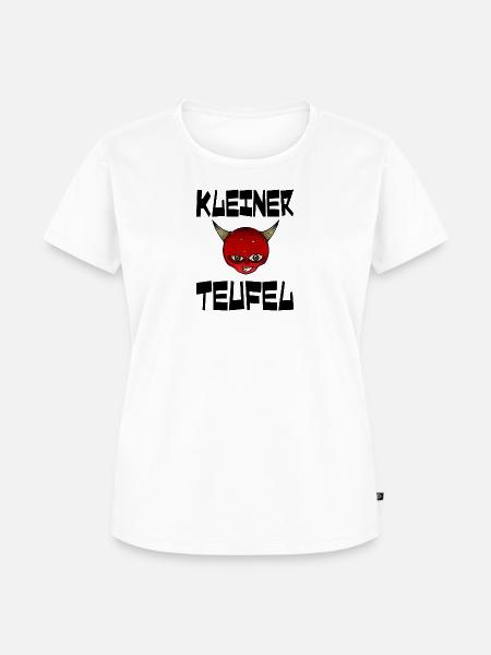 Kleiner Teufel - Frauen Premium Bio T-Shirt - Weiß