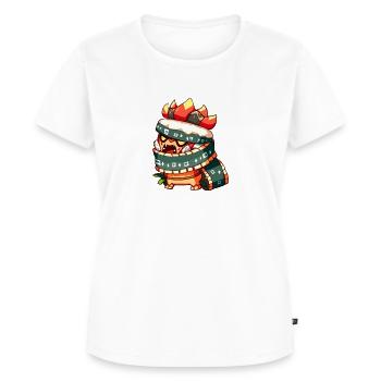 Comic Character - Women's Premium Organic T-shirt - white - Front - AI Model Female 172 dark (172cm)