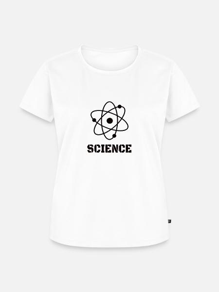 Physics: Science Atom - Frauen Premium Bio T-Shirt - Weiß