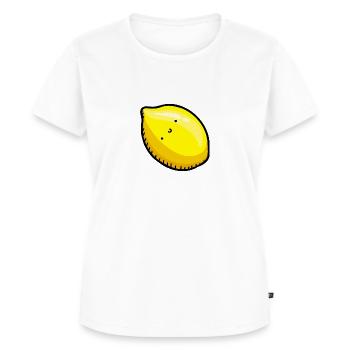 lemon - Women's Premium Organic T-shirt - white - Front - AI Model Female 172 dark (172cm)