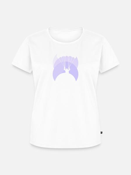 Paragliding Luft - Frauen Premium Bio T-Shirt - Weiß