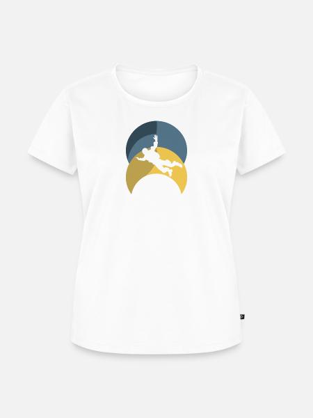 Parachuting Luft Adrenalin - Frauen Premium Bio T-Shirt - Weiß