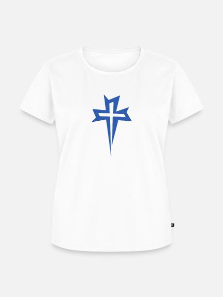 CRUZ AZUL - Frauen Premium Bio T-Shirt - Weiß