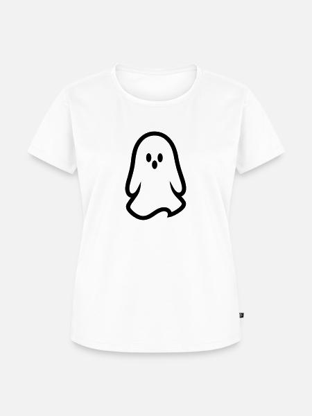 Geist - Frauen Premium Bio T-Shirt - Weiß