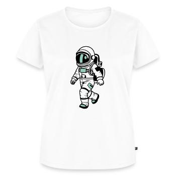 astronaut - Women's Premium Organic T-shirt - white - Front - AI Model Female 172 dark (172cm)