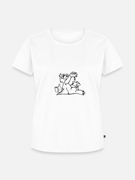 sauf Ente - Frauen Premium Bio T-Shirt - Weiß
