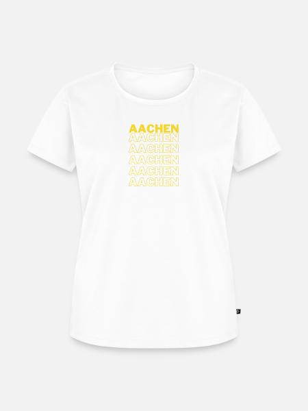 Aachen - Frauen Premium Bio T-Shirt - Weiß
