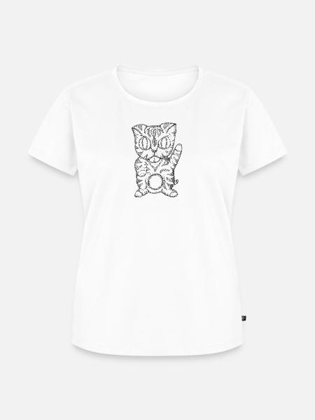 Kitty - Frauen Premium Bio T-Shirt - Weiß