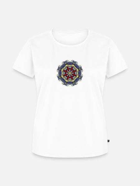 Sonnen-Mandala - Frauen Premium Bio T-Shirt -
