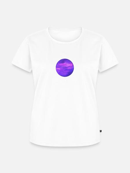 Purple Planet - Frauen Premium Bio T-Shirt -