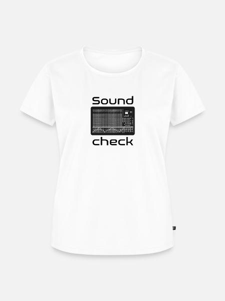 Soundcheck Mischpult - Frauen Premium Bio T-Shirt - Weiß