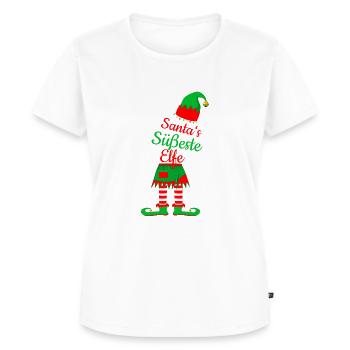 süßeste Elfe - Frauen Premium Bio T-Shirt - Weiß - Vorne - AI Model Female 172 dark (172cm)