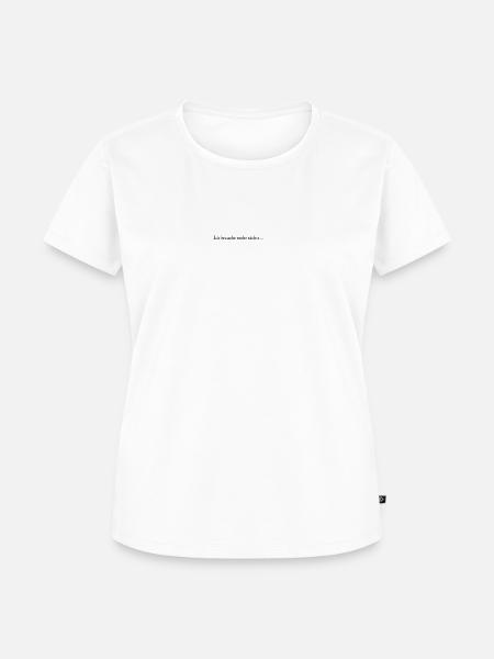 Mehr Nichts - Frauen Premium Bio T-Shirt - Weiß