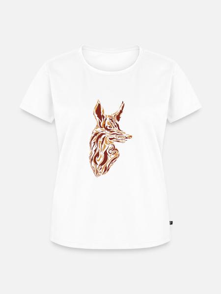 Fox - Frauen Premium Bio T-Shirt - Weiß