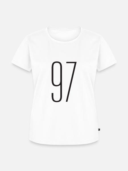 97 - Frauen Premium Bio T-Shirt - Weiß
