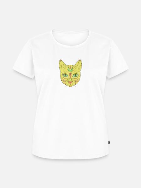 Mystische Schnurrhaare - Frauen Premium Bio T-Shirt - Weiß