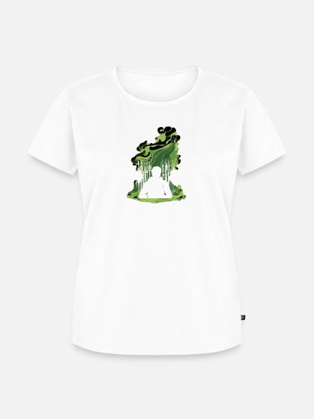 Cybersecurity Encryption Firewall - Frauen Premium Bio T-Shirt - Weiß