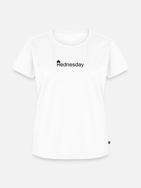 Mittwoch Head - Frauen Premium Bio T-Shirt - Weiß